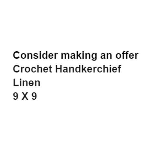 Handstitched Corner Embroidered Floral Linen Handkerchief Delicate Vintage - Picture 2 of 6